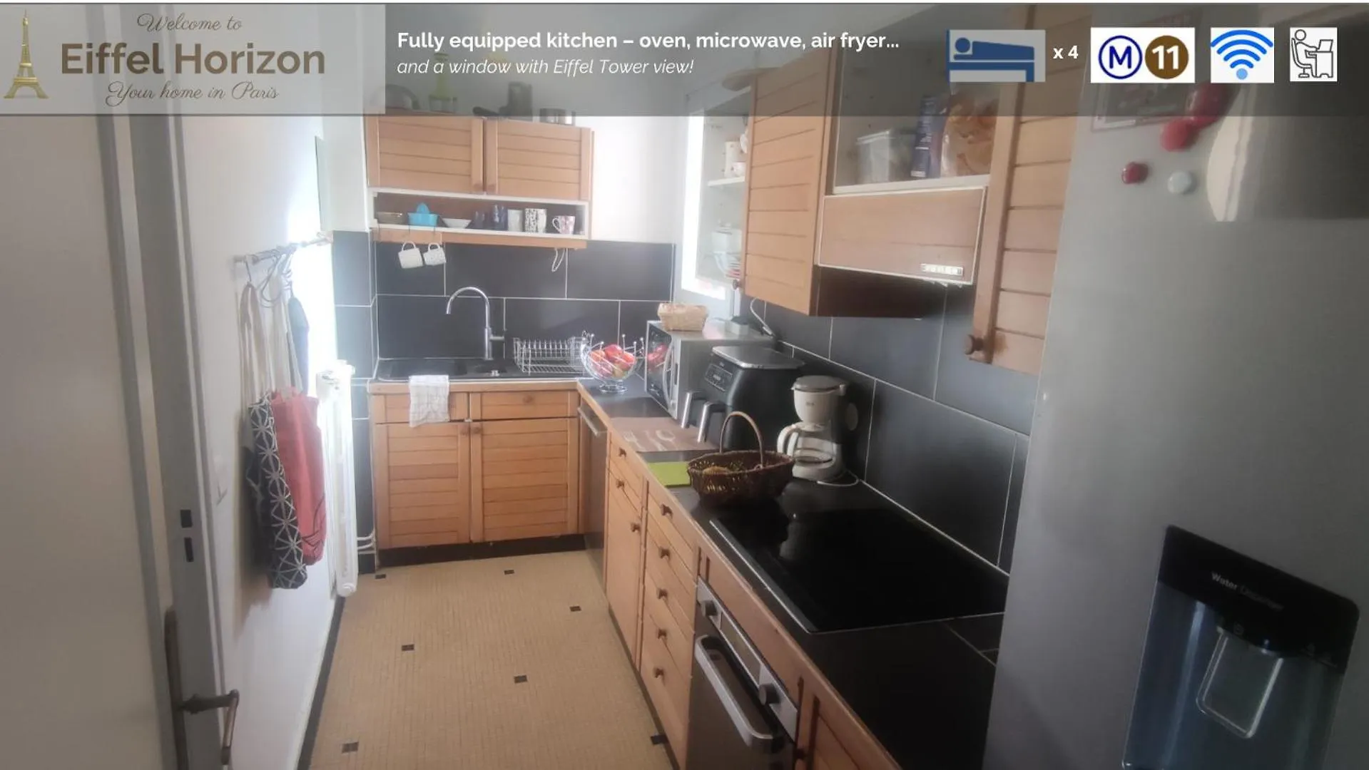 Homestay Eiffel Horizon - Grand Espace Familial Au Pied Du Metro Paris
