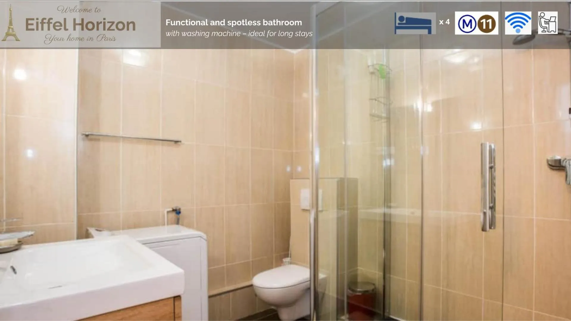 Homestay Eiffel Horizon - Grand Espace Familial Au Pied Du Metro Paris France
