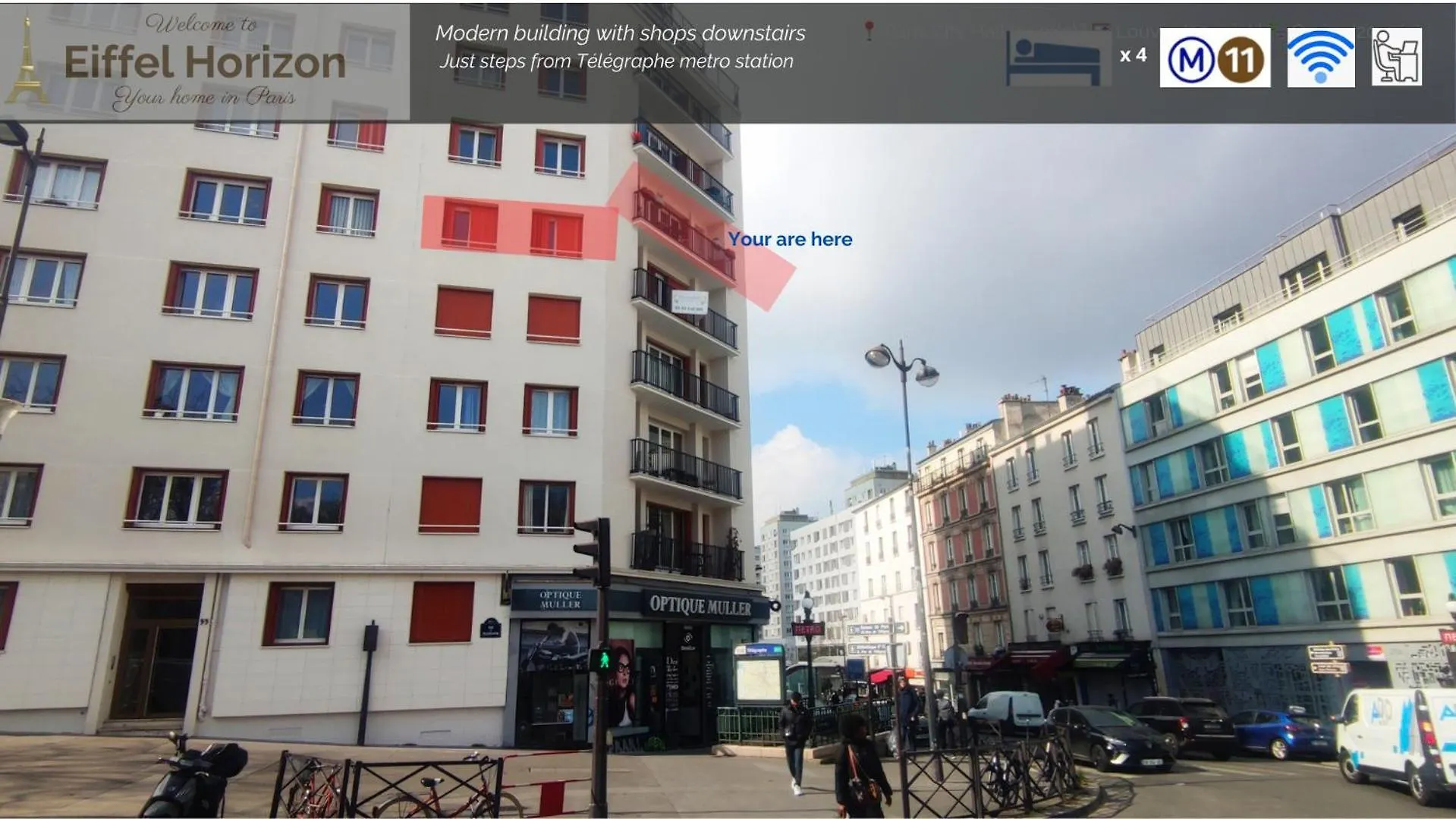 Homestay Eiffel Horizon - Grand Espace Familial Au Pied Du Metro Paris France